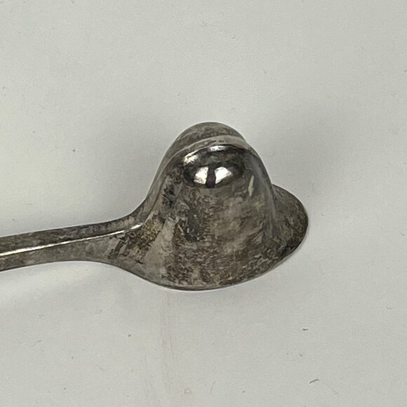 Silver Plate Candle Snuffer Eales 1779 Silver-Plate Aged Patina Finish - Picture 3 of 8